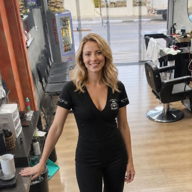 Sofia, a persona do agente de IA da Barbearia Nobre